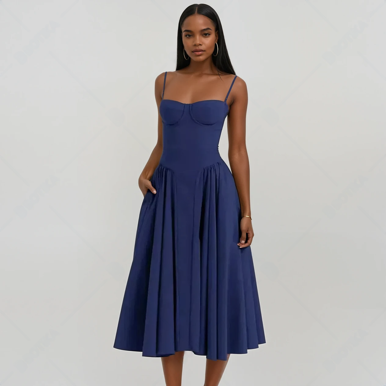 Women's Midi Dress - Effortless Elegance by Modistia