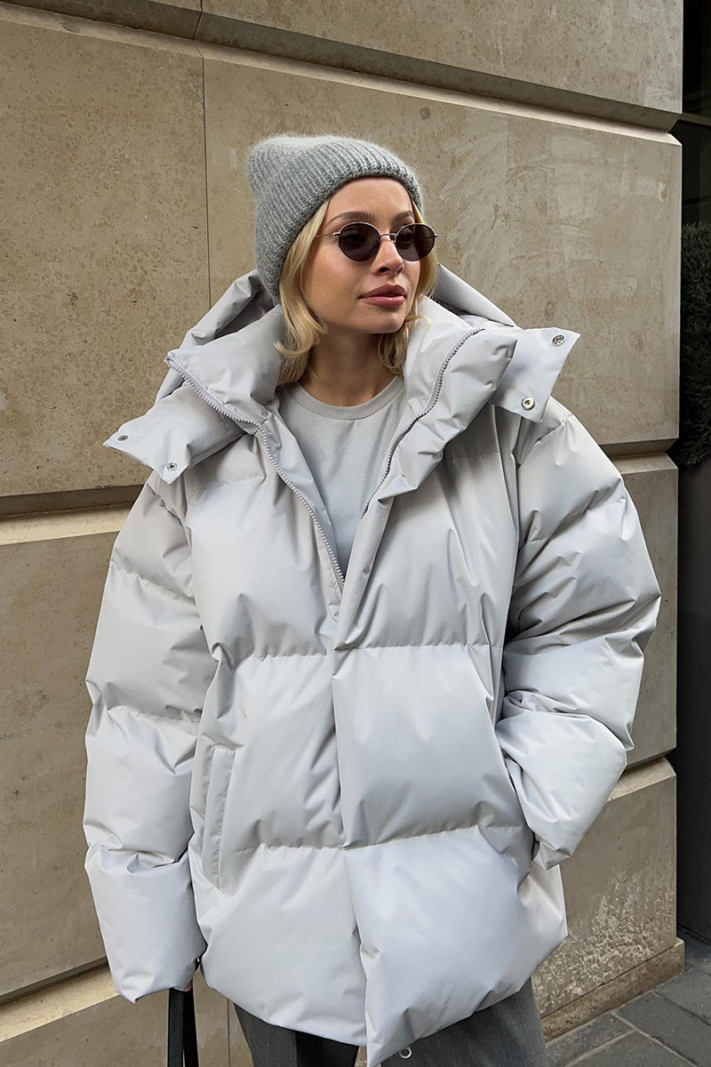 Women's Puffer Jacket, Oversized Style, Exceptional Warmth-1