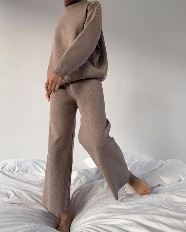 Cozy Knitwear Set – Relaxed Fit Casual Lounge Suit