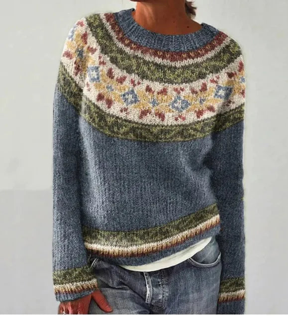 Sweater, Knit Pullover, Vintage Inspired Design-3