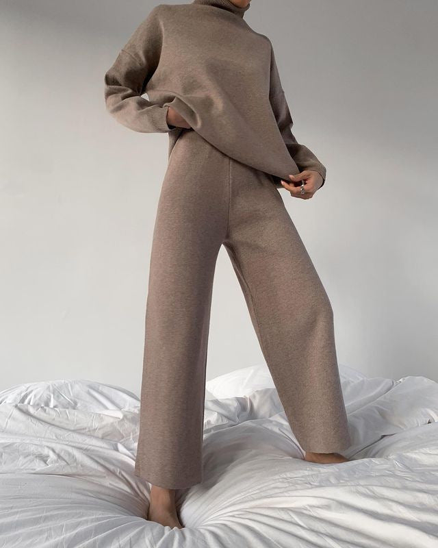 Cozy Knitwear Set – Relaxed Fit Casual Lounge Suit