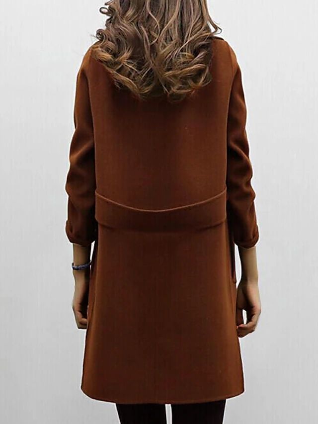 Women's Wool Coat, Winter Outerwear, Elegant and Warm-3