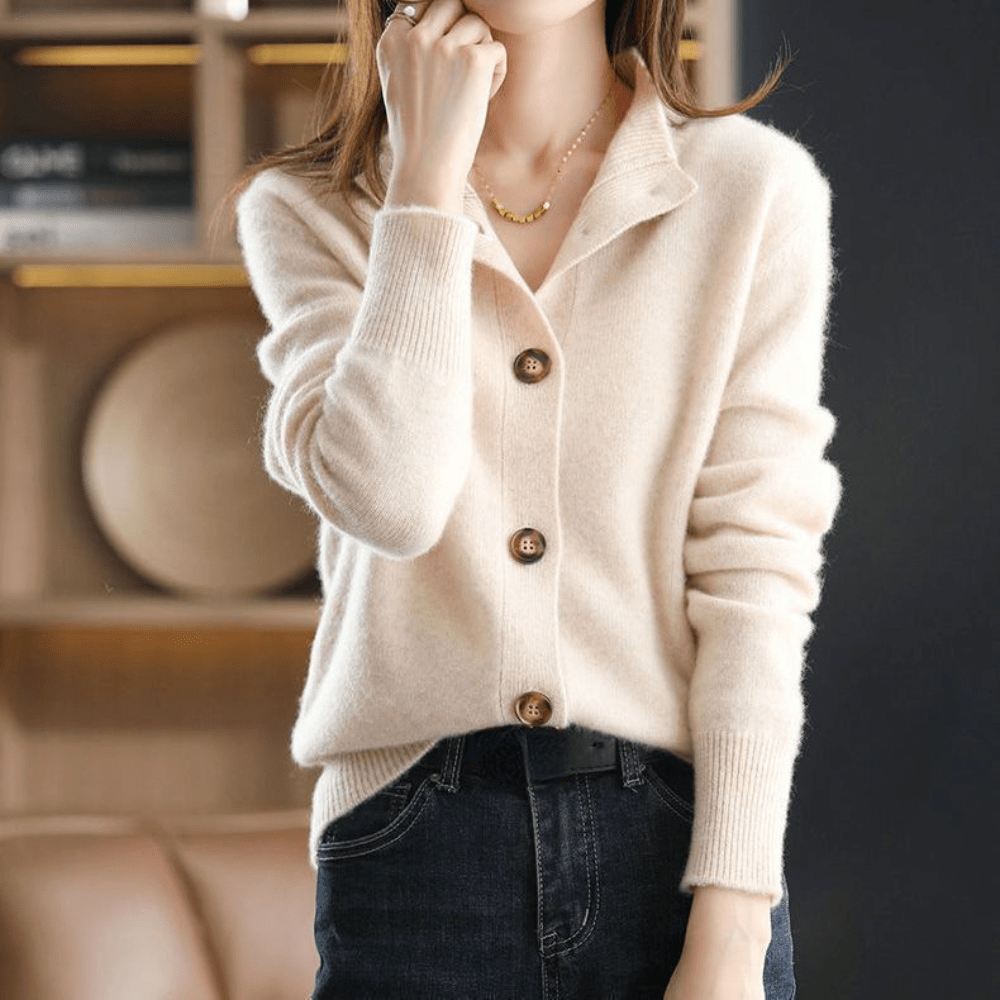 Variant image for Cashmere Cardigan, Women's Sweater, Luxurious Lightweight Design-1