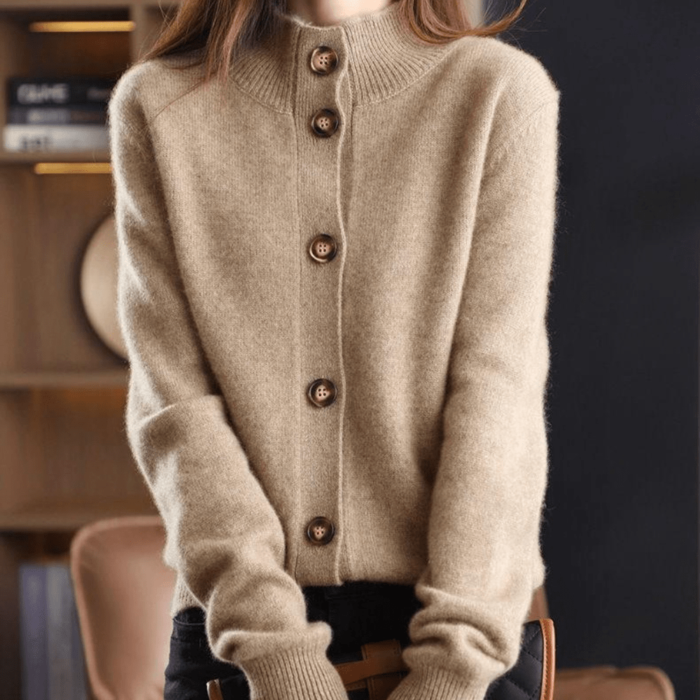 Cashmere Cardigan, Women's Sweater, Luxurious Lightweight Design-2