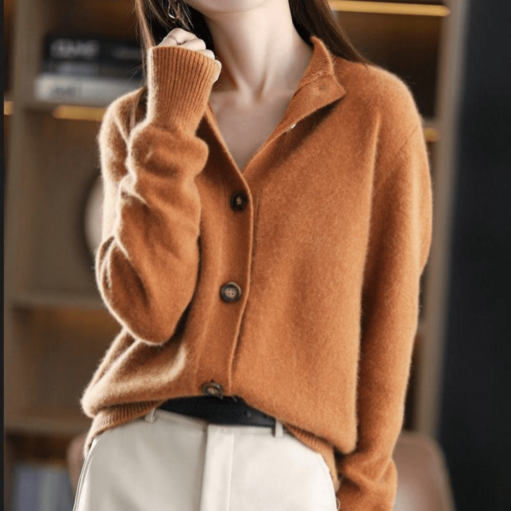 Variant image for Cashmere Cardigan, Women's Sweater, Luxurious Lightweight Design-11