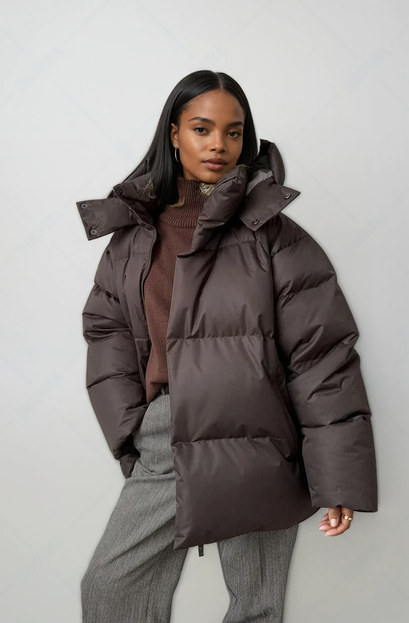 Women's Puffer Jacket, Oversized Style, Exceptional Warmth