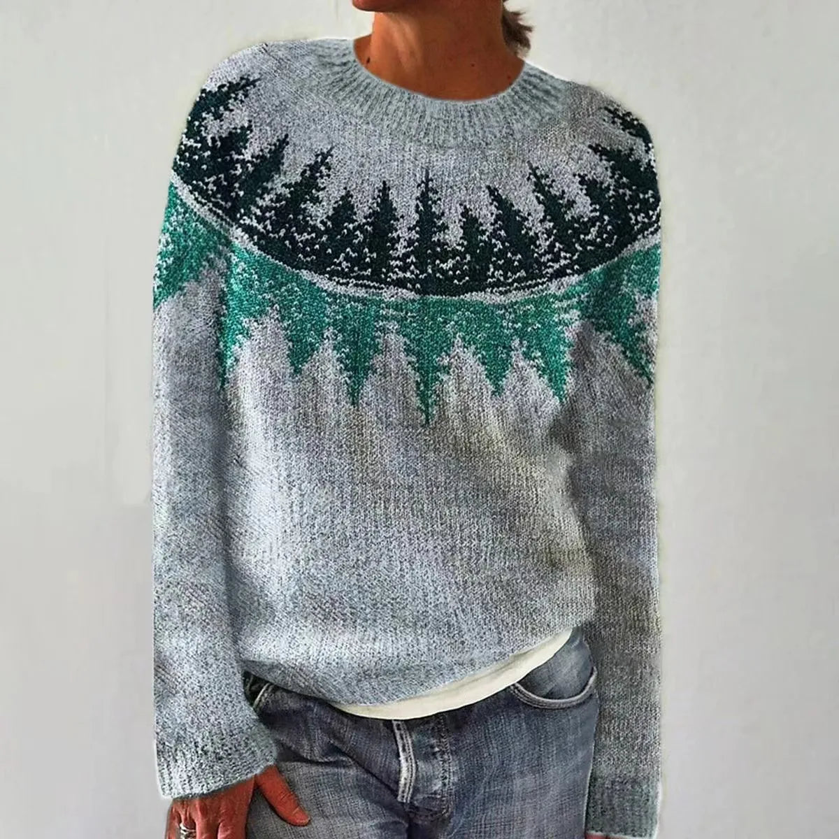 Variant image for Sweater, Knit Pullover, Vintage Inspired Design-31