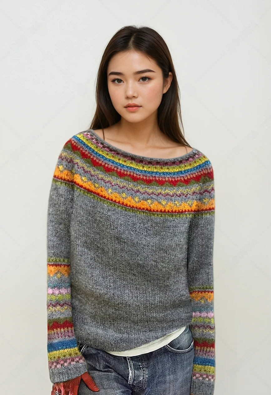 Sweater, Knit Pullover, Vintage Inspired Design